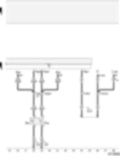 Wiring Diagram  AUDI A2 2003 - Air conditioning system/Climatronic operating and display unit - radiator fan thermo-switches - radiator fan control unit