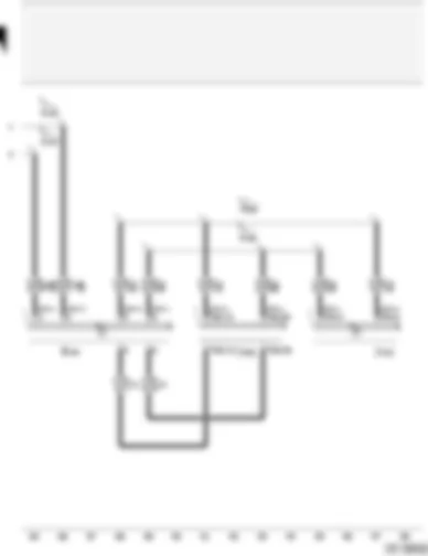 Wiring Diagram  AUDI A2 2004 - Navigation operating electronics control unit - navigation/TV tuner - navigation interface