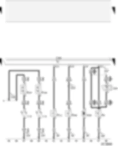 Wiring Diagram  AUDI A2 2003 - Handbrake warning switch - rear lid contact switch - vanity mirror light bulb - rear lid release motor