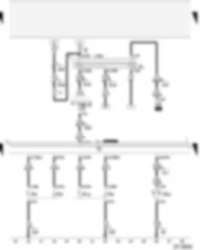Wiring Diagram  AUDI A2 2003 - Lighting switch - right tail light bulb - left tail light bulb - left brake light bulb - right brake light bulb