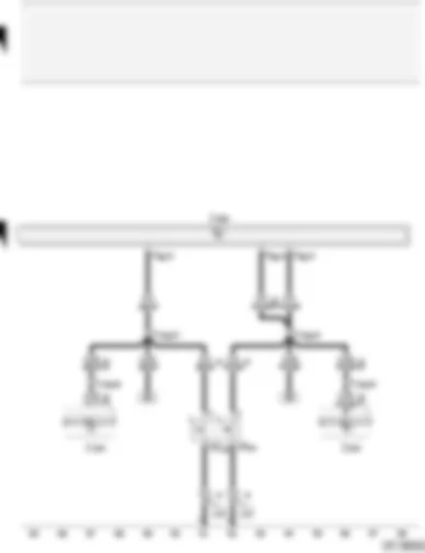 Wiring Diagram  AUDI A2 2003 - Radiator fan thermo-switches - Motronic control unit - radiator fan control unit