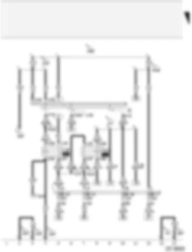 Wiring Diagram  AUDI A2 2003 - Ignition/starter switch - X contact relief relay - consumer switch-off relay