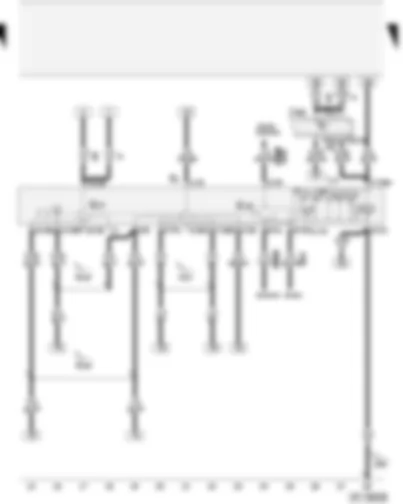 Wiring Diagram  AUDI A2 2003 - Lighting switch - control unit with display in dash panel insert
