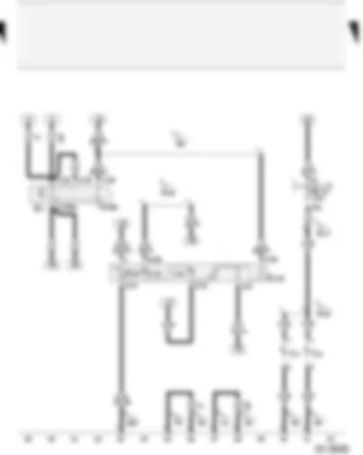 Wiring Diagram  AUDI A2 2003 - Headlight dipper/flasher switch - switches and instruments light regulator - headlight range control adjuster