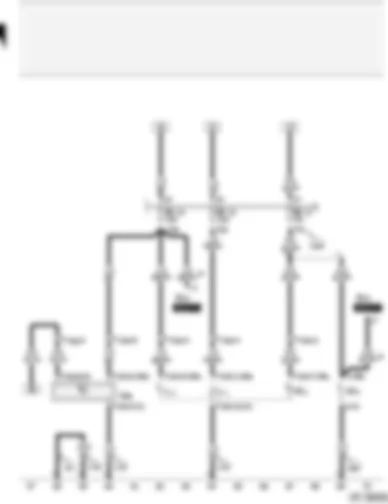 Wiring Diagram  AUDI A2 2003 - Bulb check warning unit - twin filament bulb for left headlight - left side light bulb - left tail light bulb