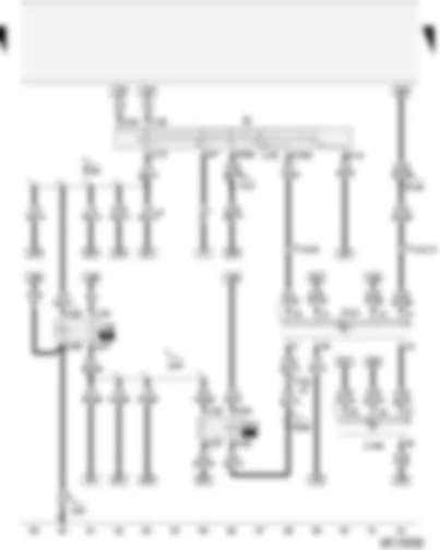Wiring Diagram  AUDI A2 2004 - Ignition/starter switch - X contact relief relay - consumer switch-off relay