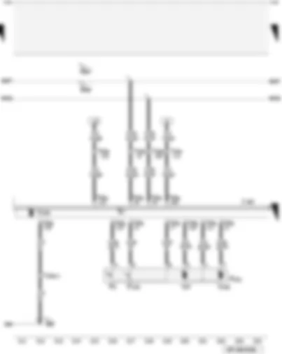 Wiring Diagram  AUDI A3 CABRIOLET 2008 - Front passenger side central locking lock unit