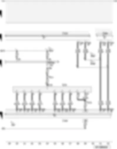 Wiring Diagram  AUDI A3 CABRIOLET 2008 - Trailer detector control unit - trailer socket