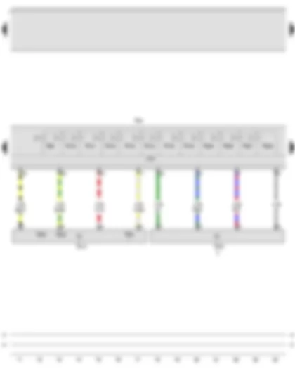 Wiring Diagram  AUDI A3 CABRIOLET 2008 - ESP sensor unit - Brake servo vacuum sender - ABS control unit - ABS hydraulic unit