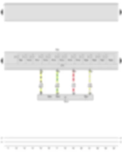 Wiring Diagram  AUDI A3 CABRIOLET 2008 - ESP sensor unit - ABS control unit - ABS hydraulic unit
