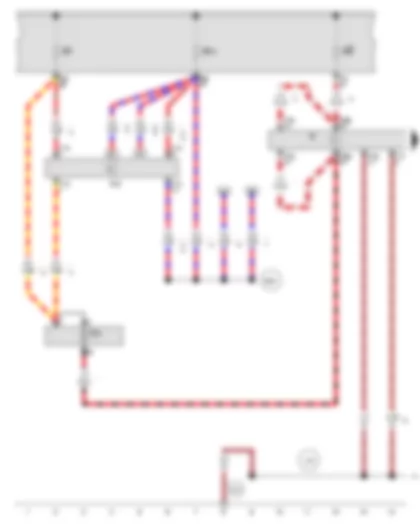 Wiring Diagram  AUDI A3 CABRIOLET 2009 - Voltage stabiliser - Radio