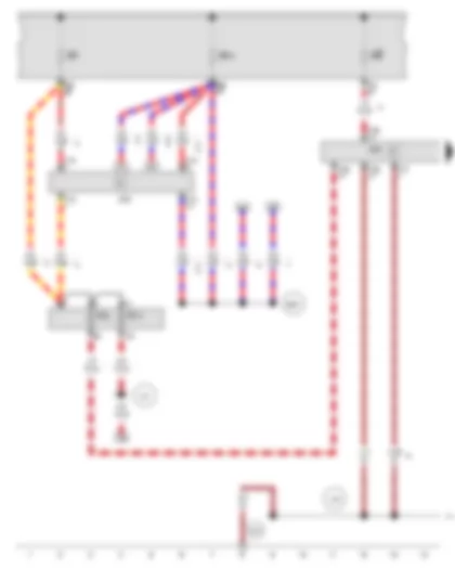 Wiring Diagram  AUDI A3 CABRIOLET 2011 - Navigation operating electronics control unit - Voltage stabiliser