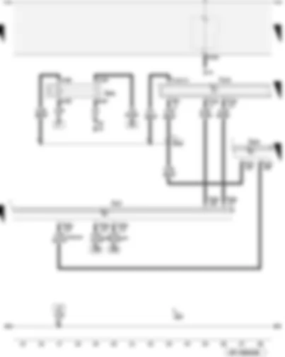 Wiring Diagram  AUDI A3 CABRIOLET 2009 - Electronics box supply - terminal 50 voltage supply relay