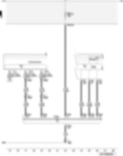 Wiring Diagram  AUDI A3 CABRIOLET 2008 - Control unit in dash panel insert - tyre pressure monitor warning lamp