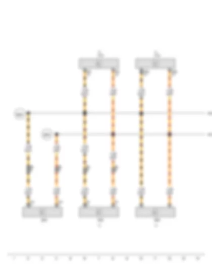 Wiring Diagram  AUDI A3 CABRIOLET 2013 - Connection 1 (powertrain CAN bus - high) - in main wiring harness - Connection 1 (powertrain CAN bus - low) - in main wiring harness