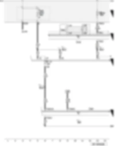 Wiring Diagram  AUDI A3 CABRIOLET 2010 - Electronics box supply - fuse on fuse holder