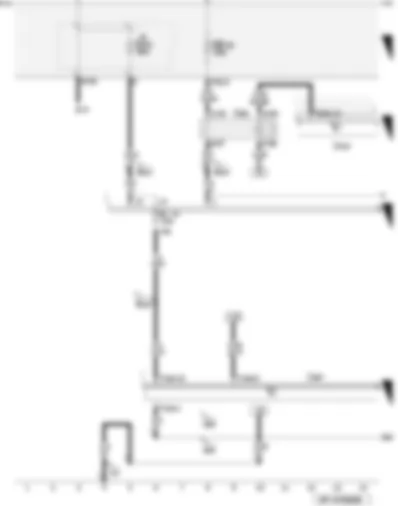Wiring Diagram  AUDI A3 CABRIOLET 2010 - Electronics box supply - fuses on fuse holder