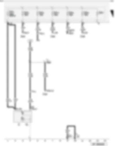 Wiring Diagram  AUDI A3 CABRIOLET 2013 - Alternator - fuses SA1 up to SA7