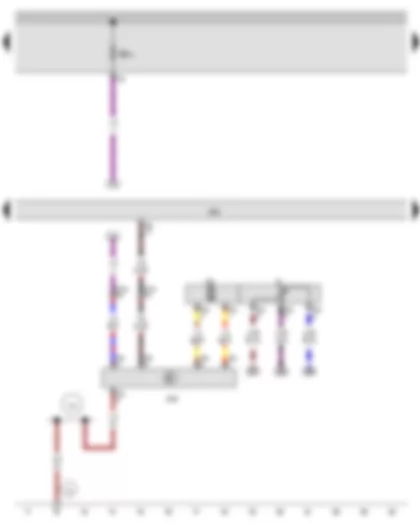 Wiring Diagram  AUDI A3 2014 - Fuel gauge sender - Fuel system pressurisation pump - Engine control unit