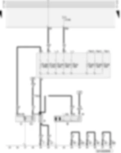 Wiring Diagram  AUDI A3 2001 - Earth connections - battery - main fuse box - alternator