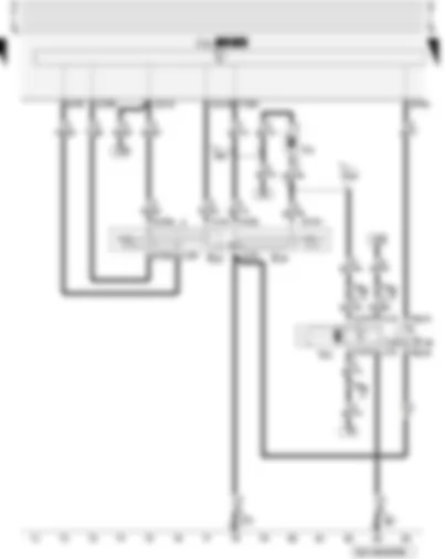 Wiring Diagram  AUDI A3 2001 - Right steering column switch - windscreen washer/wiper system - rear wiper