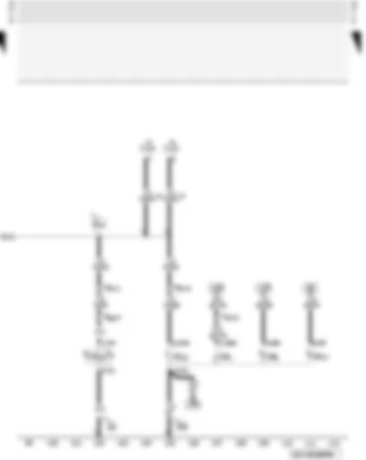 Wiring Diagram  AUDI A3 2001 - Right tail light - rear right turn signal - right brake light - right reversing light - high level brake light