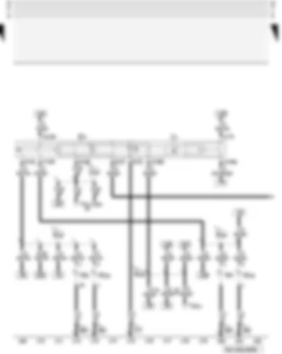 Wiring Diagram  AUDI A3 2001 - Turn signal system and hazard warning lights system