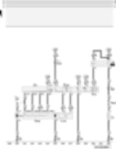 Wiring Diagram  AUDI A3 2001 - Fresh air blower without air conditioning system - heated rear window