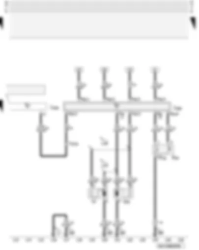 Wiring Diagram  AUDI A3 2002 - Radiator fan control unit