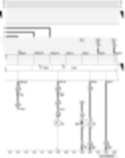 Wiring Diagram  AUDI A3 2002 - Combi-processor in dash panel insert - diagnostic connector - oil pressure switch - fuel pump