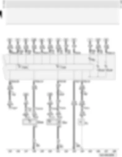 Wiring Diagram  AUDI A3 2002 - Dash panel insert - oil pressure switch - oil level and oil temperature sender - speedometer sender