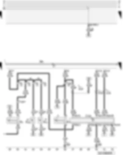 Wiring Diagram  AUDI A3 2001 - Door contact switch - combi-processor in dash panel insert