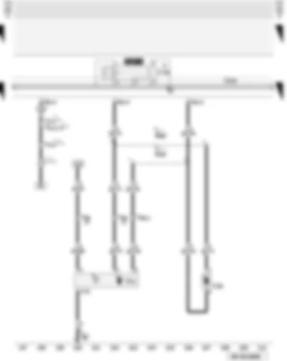 Wiring Diagram  AUDI A3 2004 - Washer pump - rear window wiper motor - double washer pump relay 1