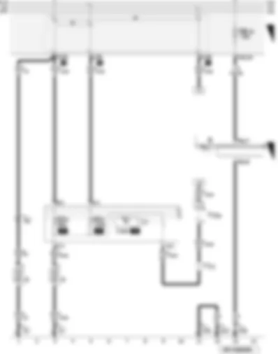 Wiring Diagram  AUDI A3 2004 - Battery - fuses on fuse holder
