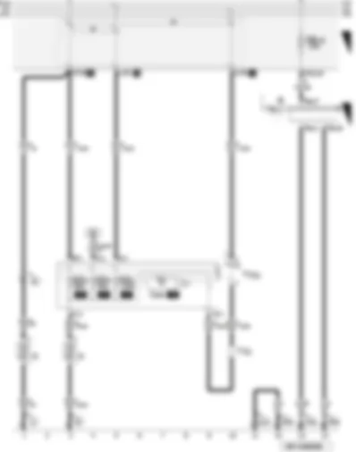 Wiring Diagram  AUDI A3 2004 - Battery - fuses on fuse holder