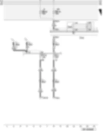 Wiring Diagram  AUDI A3 2007 - Diagnostic connector - terminal 15 voltage supply relay 2 - fuses