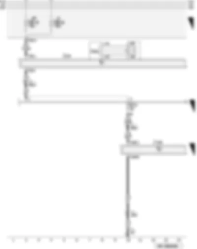 Wiring Diagram  AUDI A3 2007 - Terminal 15 voltage supply relay 2 - parking aid control unit - fuses on fuse holder
