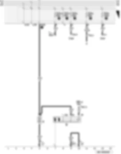 Wiring Diagram  AUDI A3 2005 - Starter - battery - fuses on fuse holder/battery