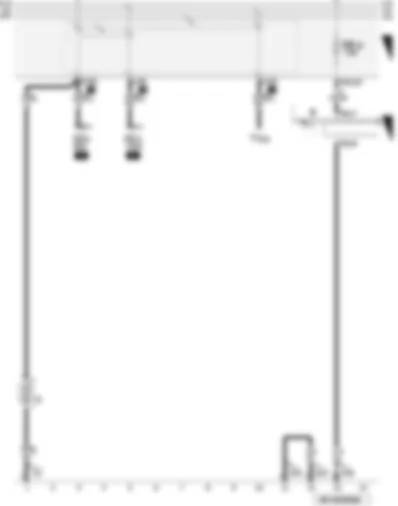 Wiring Diagram  AUDI A3 2005 - Battery - fuses on fuse holder