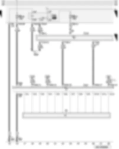 Wiring Diagram  AUDI A3 2005 - Terminal 50 voltage supply relay - ignition/starter switch