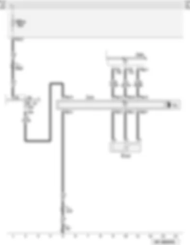 Wiring Diagram  AUDI A3 2005 - Sunroof button - sliding sunroof adjustment control unit