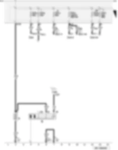 Wiring Diagram  AUDI A3 2006 - Starter - battery - fuses on fuse holder A