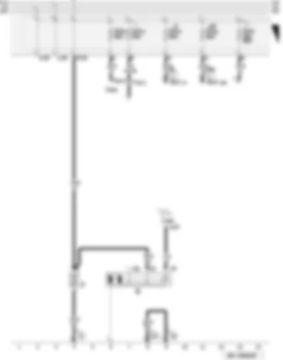 Wiring Diagram  AUDI A3 2006 - Starter - battery - fuses on fuse holder A