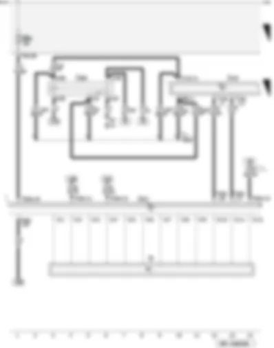 Wiring Diagram  AUDI A3 2006 - Terminal 50 voltage supply relay - ignition/starter switch
