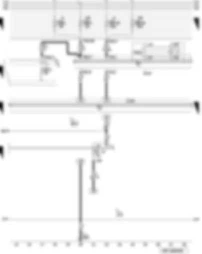 Wiring Diagram  AUDI A3 2006 - Terminal 15 voltage supply relay 2