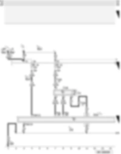 Wiring Diagram  AUDI A3 2006 - Fresh air blower control unit - fuses on fuse holder
