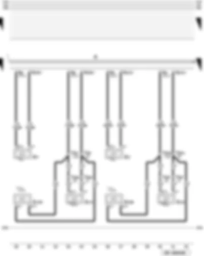 Wiring Diagram  AUDI A3 2006 - Rear loudspeaker without amplifier