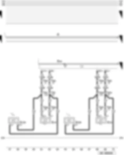 Wiring Diagram  AUDI A3 2006 - 5-door models rear loudspeaker with amplifier