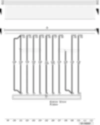 Wiring Diagram  AUDI A3 2006 - CD changer - iPod holder - USB connection retainer