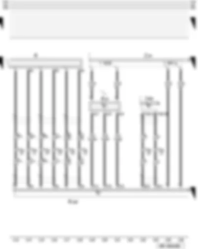 Wiring Diagram  AUDI A3 2006 - Left aerial module - rear window aerial 1